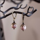Boucles d'oreilles Fruit défendu onyx